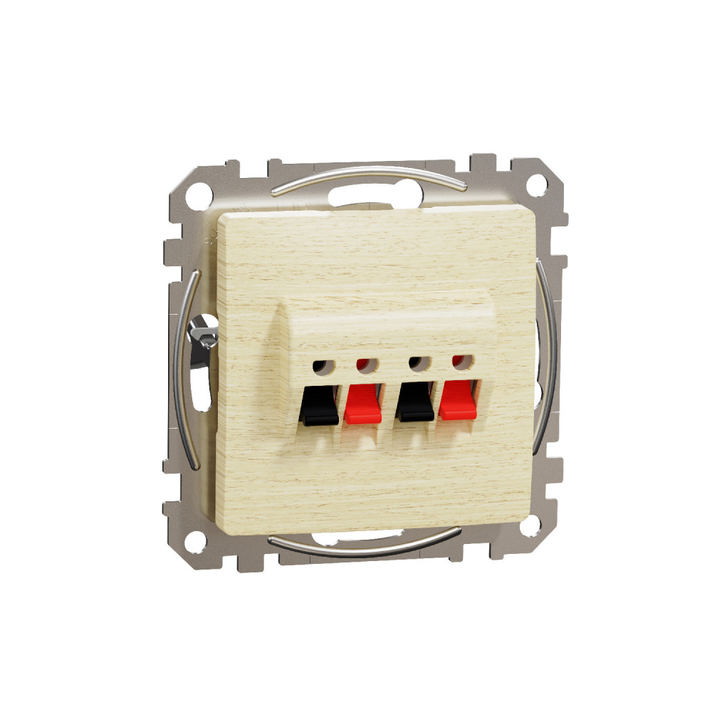 Аудіо розетка Schneider Electric Sedna Design Береза SDD180411